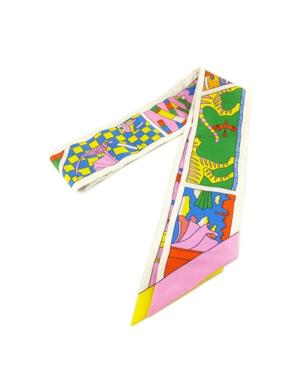 Hermes Heaven Factry Suit Factory Multicolor Scarf - Picture 8 of 9